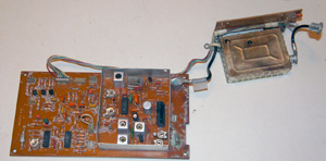 Видеомагнитофон Электроника ВМ-12 вид на модули радиоканалов