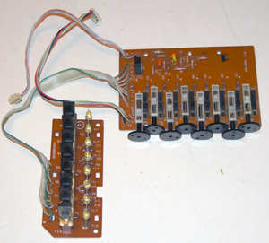 Видеомагнитофон Электроника ВМ-12 вид на платы настройки телеканалов и переключения программ