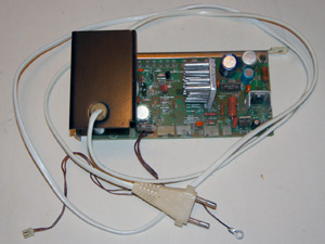 Видеомагнитофон Электроника ВМ-12 вид на плату блока питания