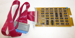 Плата контроллера накопителя на магнитной ленте (КНМЛ) СМ 5211 компьютера Электроника 60 (МС 1260)